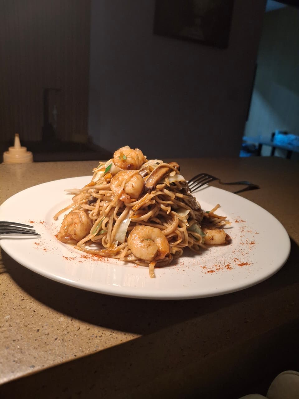 Noodles with Shrimp 